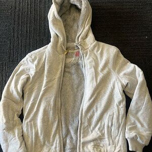 A/X Armani Exchange Gray Zip Up Sweater